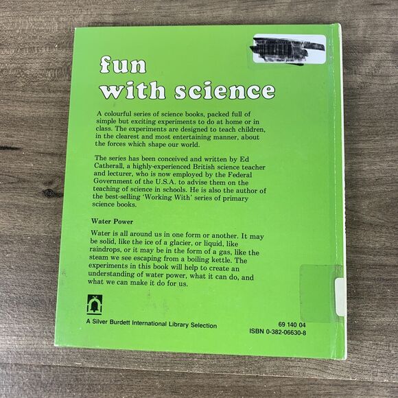 Water Power - Fun with Science by Ed Catherall Hardcover - Picture 2 of 6